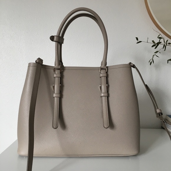 (relisted) Prada Small Saffiano Leather Double Bag - Picture 9 of 15